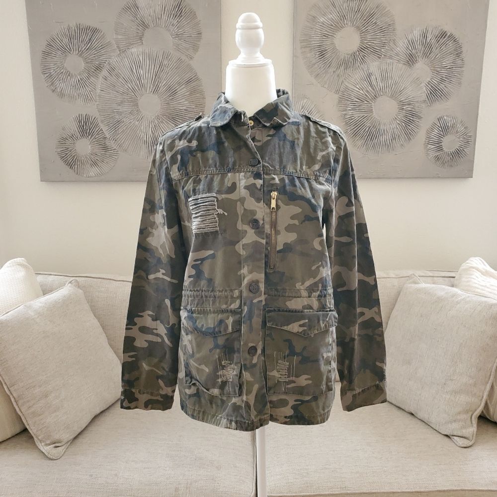 Love Tree Camo Utility Jacket sz Med